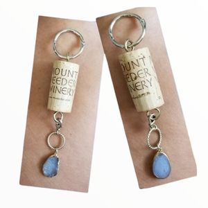 Cork keychain